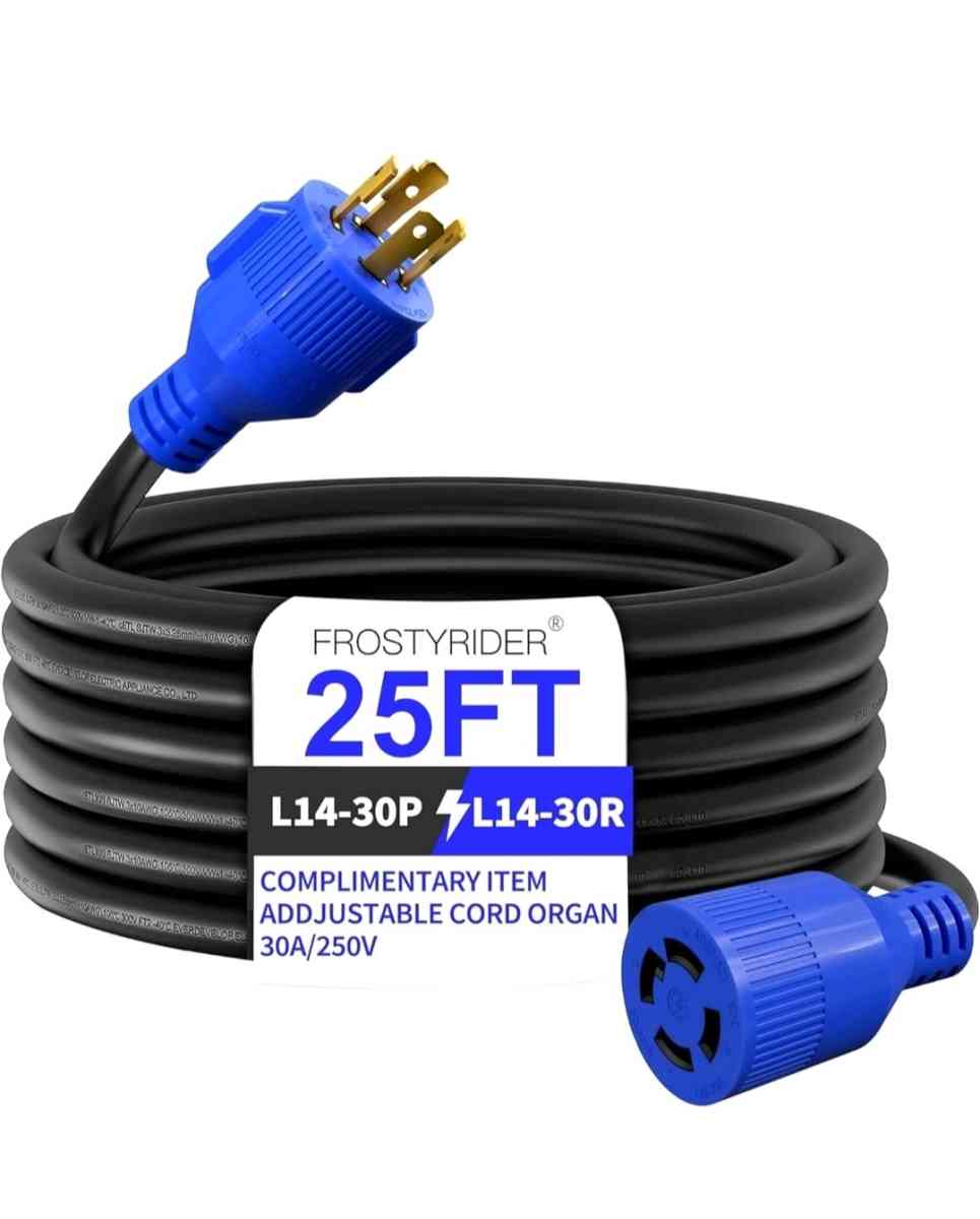 4 Prong 30 Amp 25 Foot Generator Extension CordNEMA L1430PL1 - Miami, Florida - FleaMarketBay