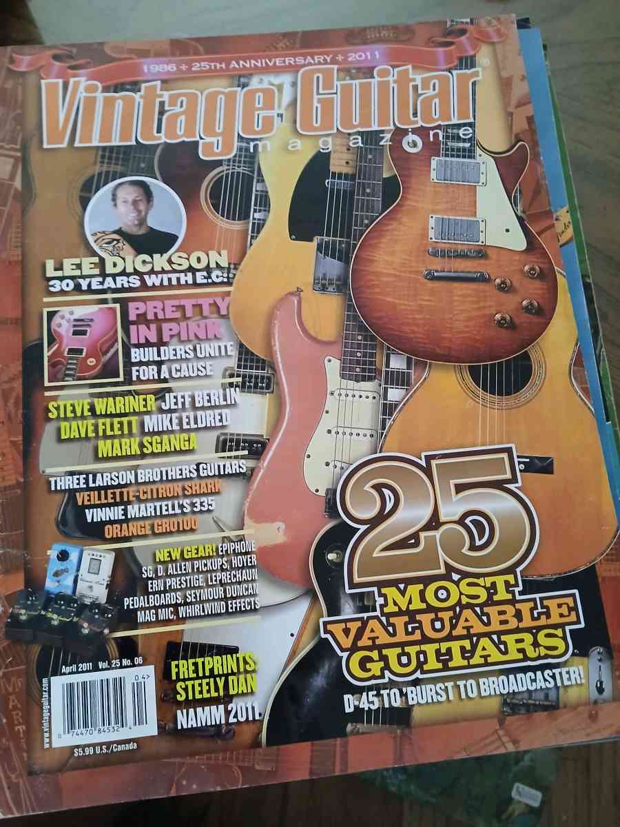 vintage guitar magazine 2011 - Coalinga, California