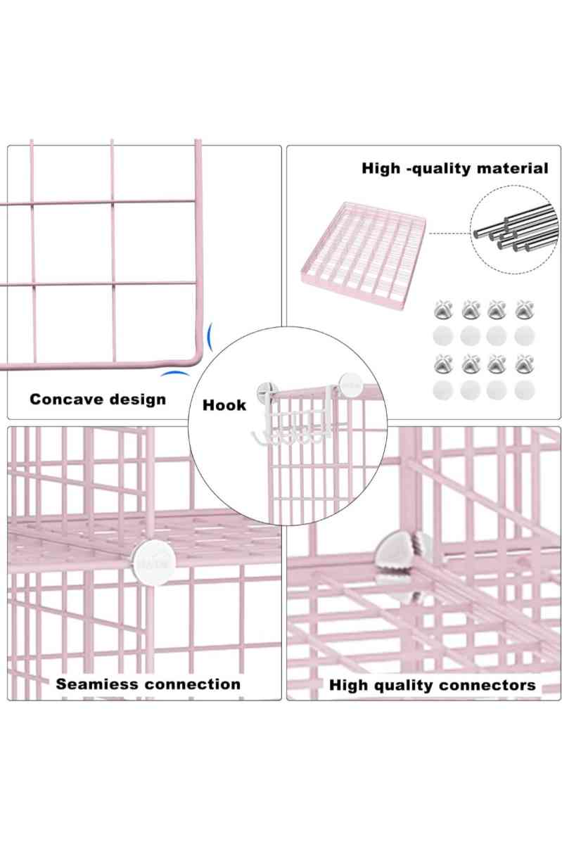 Metal Wire 8 Cube Organizer - Virginia Beach, Virginia - FleaMarketBay
