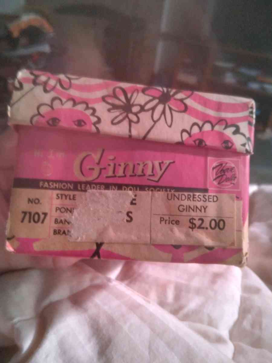 1950s Ginny doll in original dress diaper and box - Mcalester, Oklahoma - FleaMarketBay