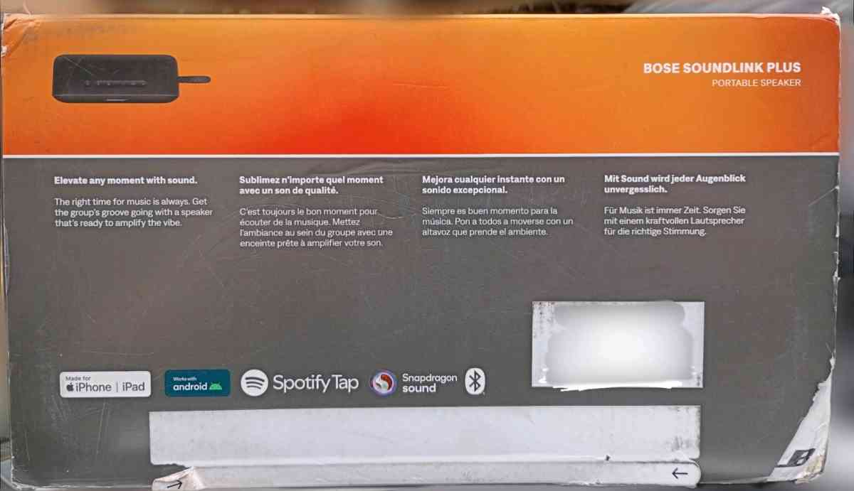 Bose SoundLink Plus Bluetooth Speaker - Vancouver, Washington - FleaMarketBay