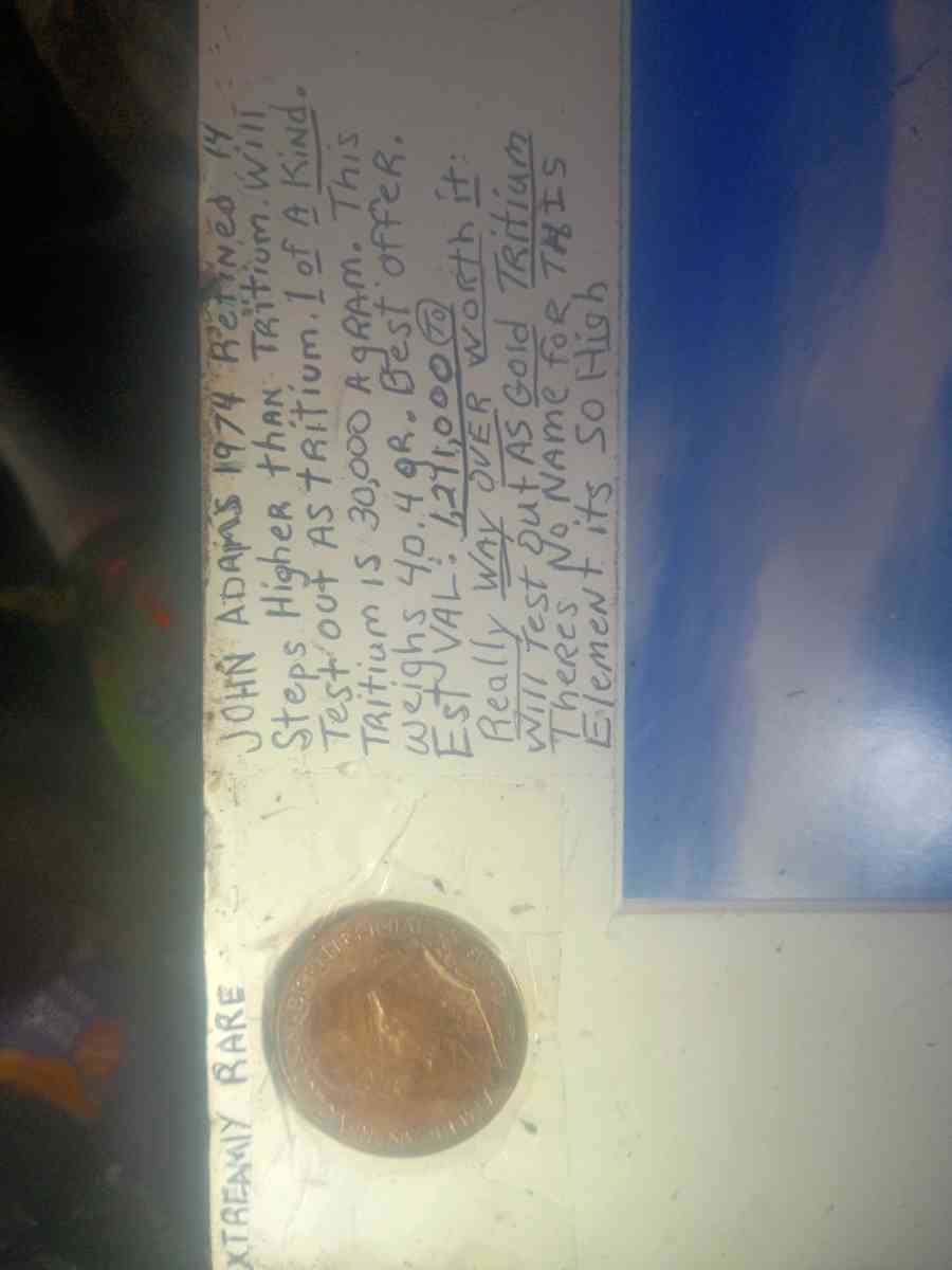 1964 1 refined upward nickel to silver tritium - Dayton, Ohio