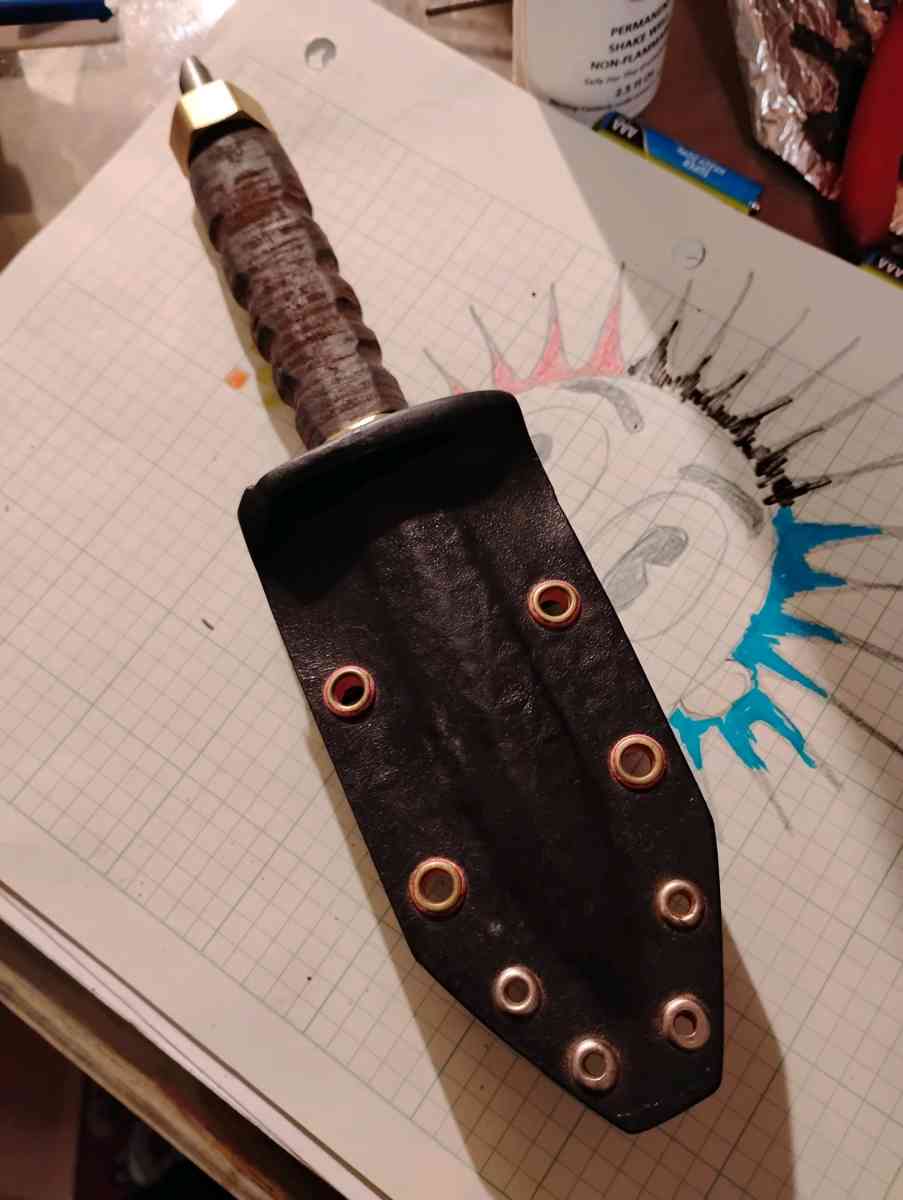 handcrafted custom made fixed blade double edged dagger - Colorado Springs, Colorado - FleaMarketBay