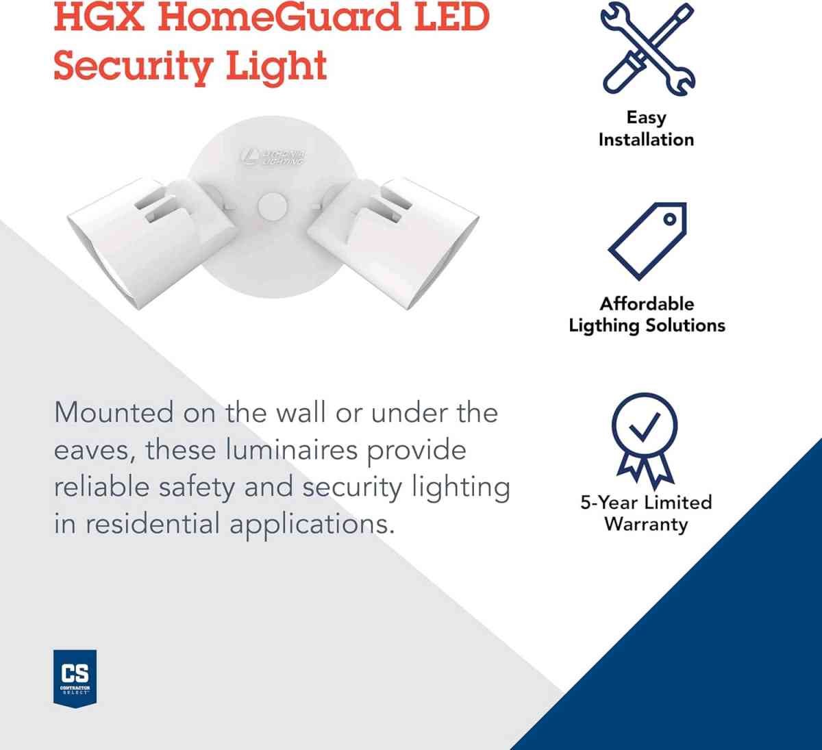 HOMEGUARD 2LIGHT LED OUTDOOR FLOOD LIGHTS WALL OR CEILING - Las Vegas, Nevada - FleaMarketBay