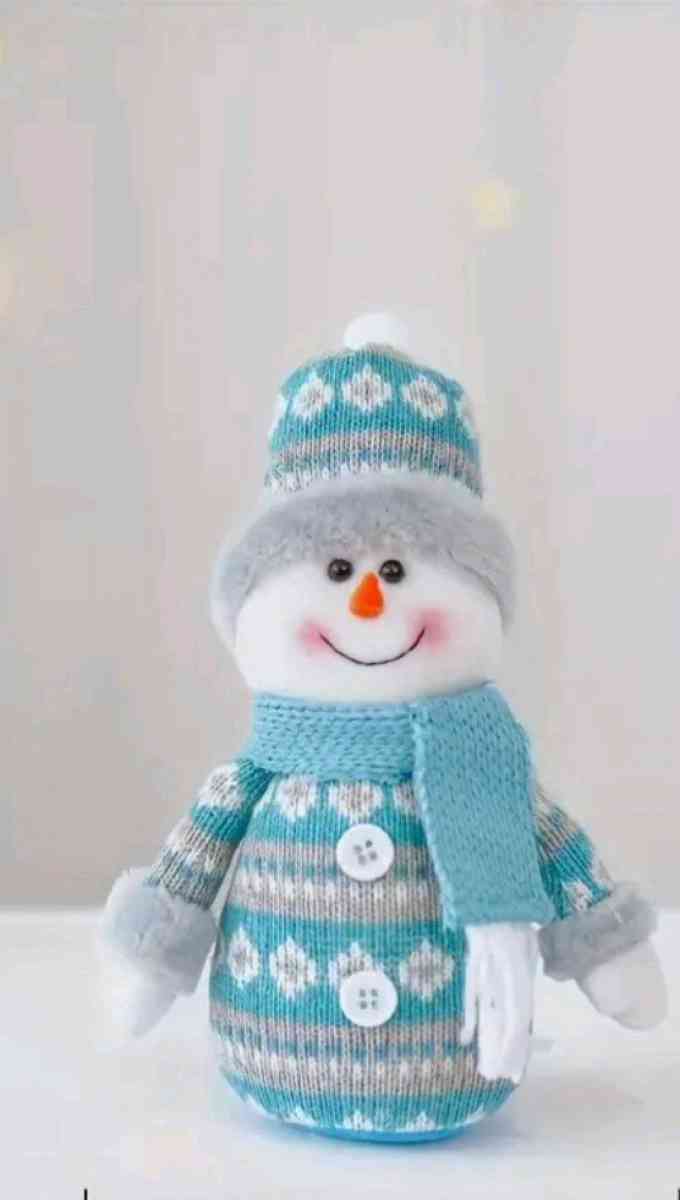 Stuffed Snowman Decor