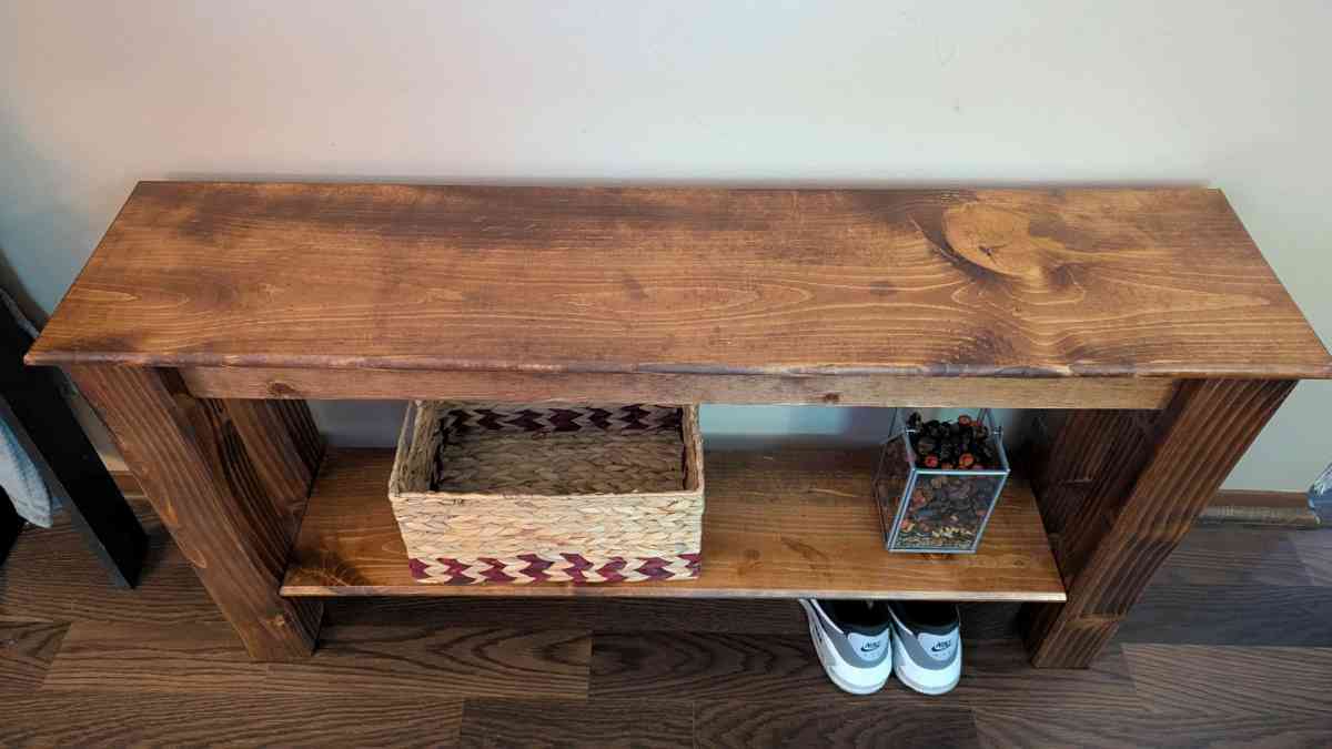 Handcrafted Pine Entryway Bench Custom Sizes Available - Columbus, Ohio - FleaMarketBay