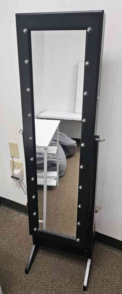 Jewelry Storage standing Mirror With Lights - Raleigh, North Carolina