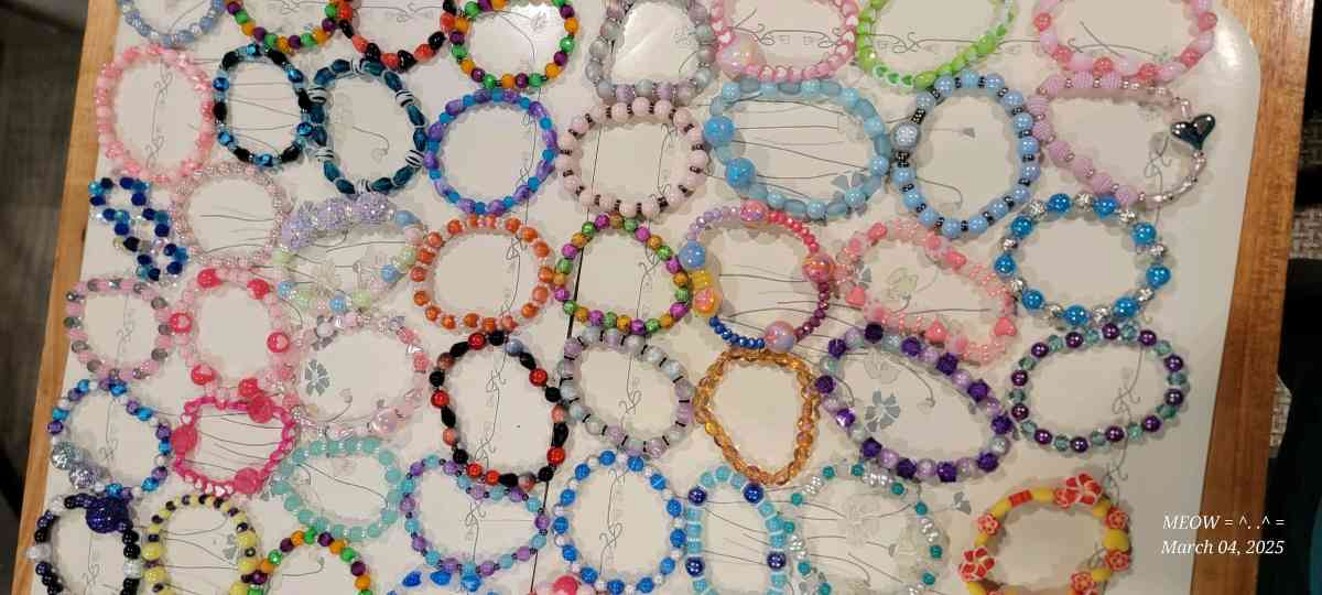 Homemade beaded bracelets - Sebastian, Florida