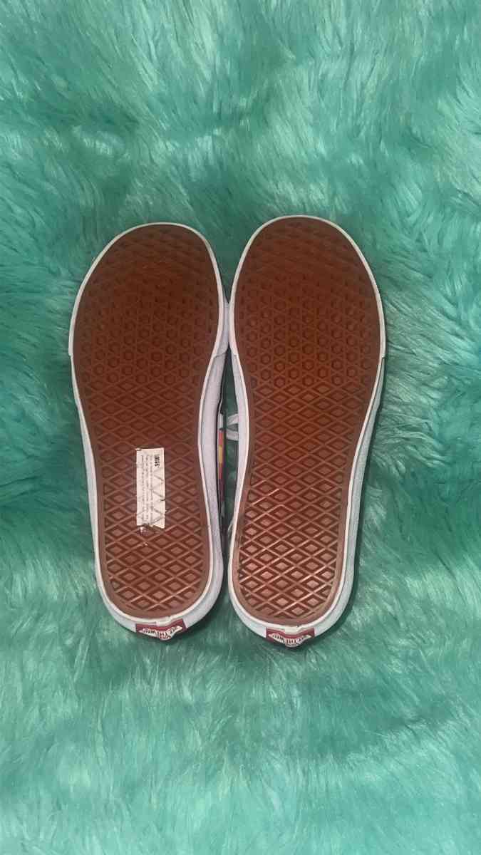 Mens Size 10 Vans Sk8 High Top Floral Checkered Sneakers - North Las Vegas, Nevada - FleaMarketBay