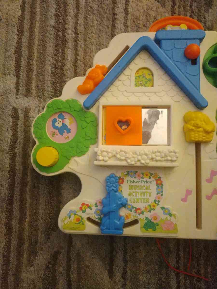 Vintage 1985 Fisher Price Musical Activity Center Baby Crib - Abington, Pennsylvania - FleaMarketBay