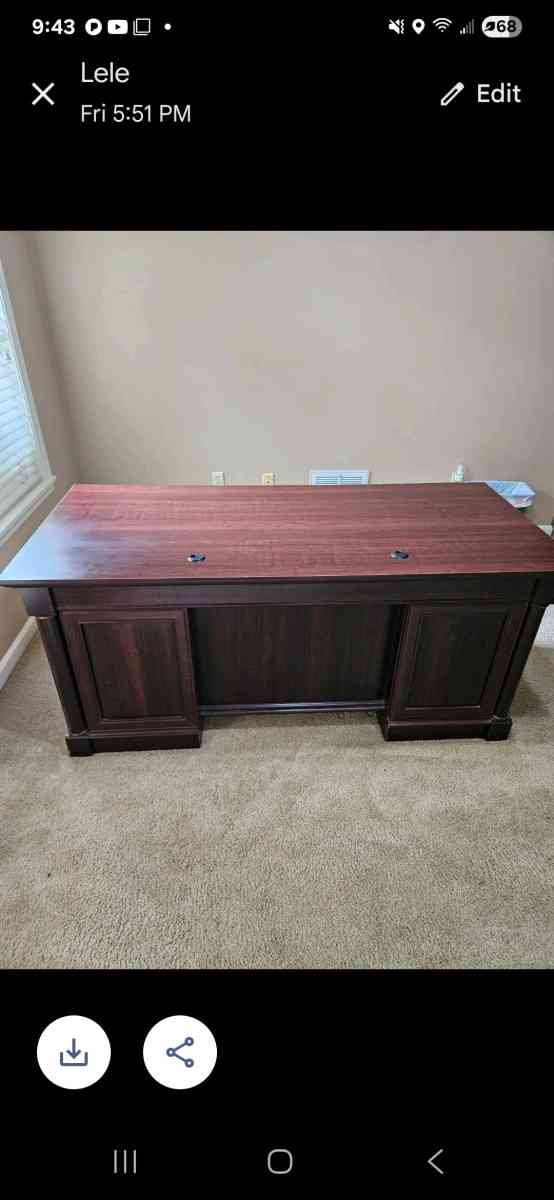 Double Ped Executive Desk - Covington, Tennessee - FleaMarketBay
