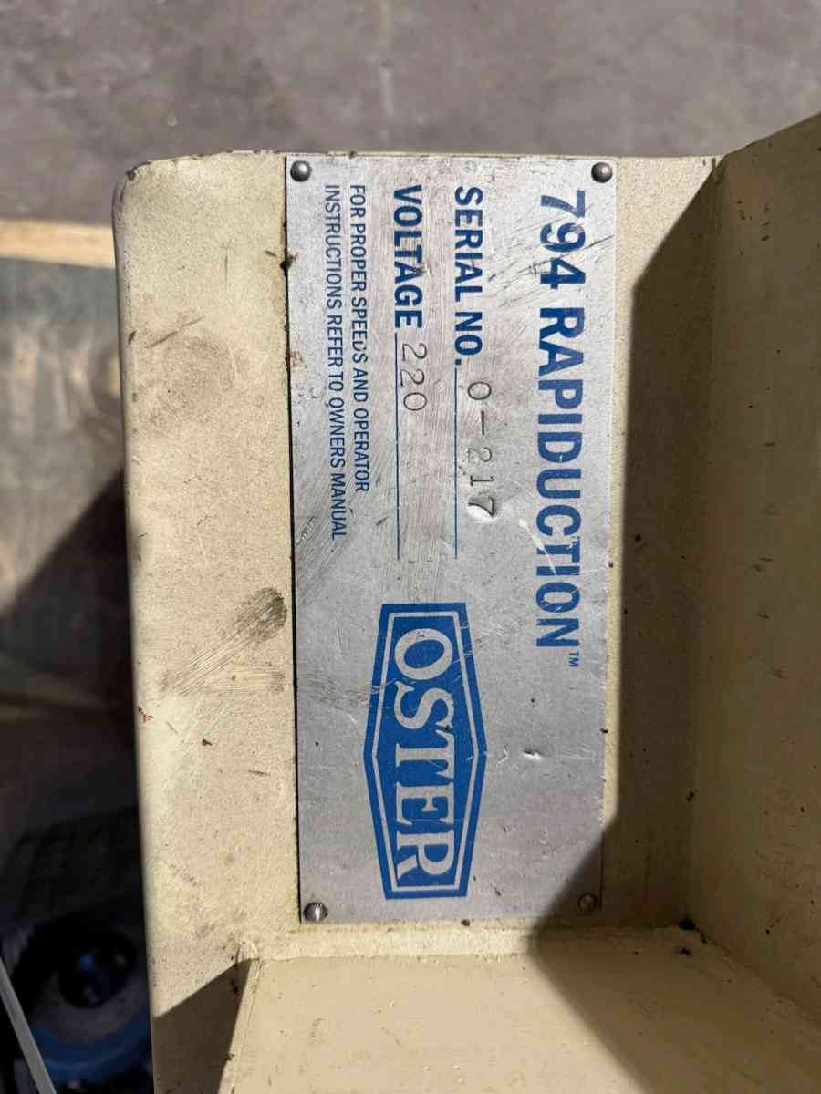 Oster rapiduction pipe threader - Freeport, New York - FleaMarketBay