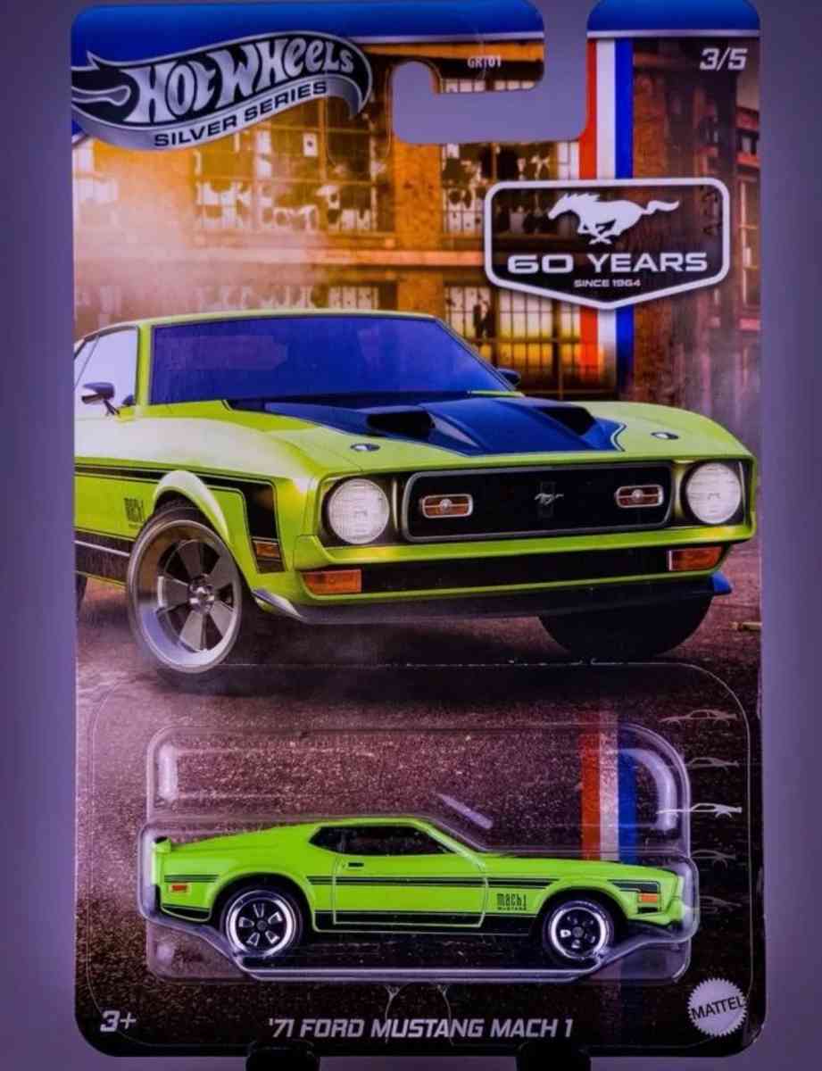 Mustang 60 Years Silver Series Hot Wheels - Woodburn, Oregon - FleaMarketBay