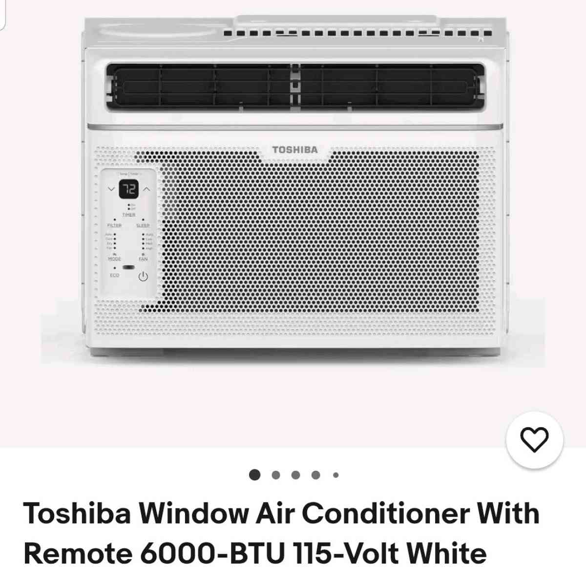 toshiba windowtype air conditioner - Tucson, Arizona - FleaMarketBay