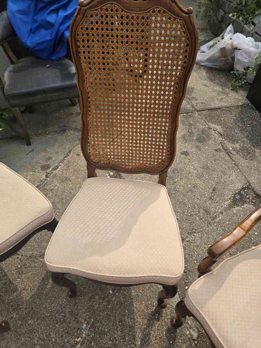 Antique Cane Back Dining Chair set of 6 - Flushing, New York - FleaMarketBay