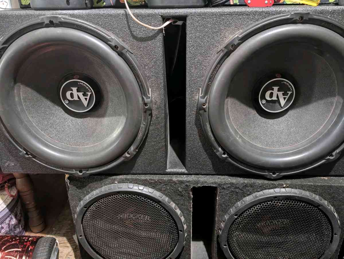 car audio 2 15s qbomb 10 k power acoustic amp 320