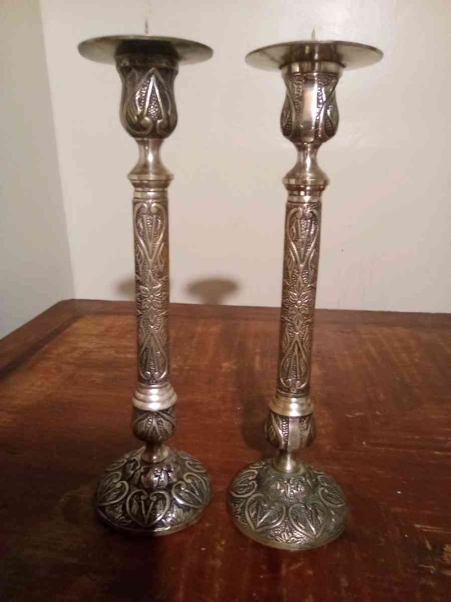 Brazilian copper coasters set of 6  pair of vintage silver c - Mission, Texas