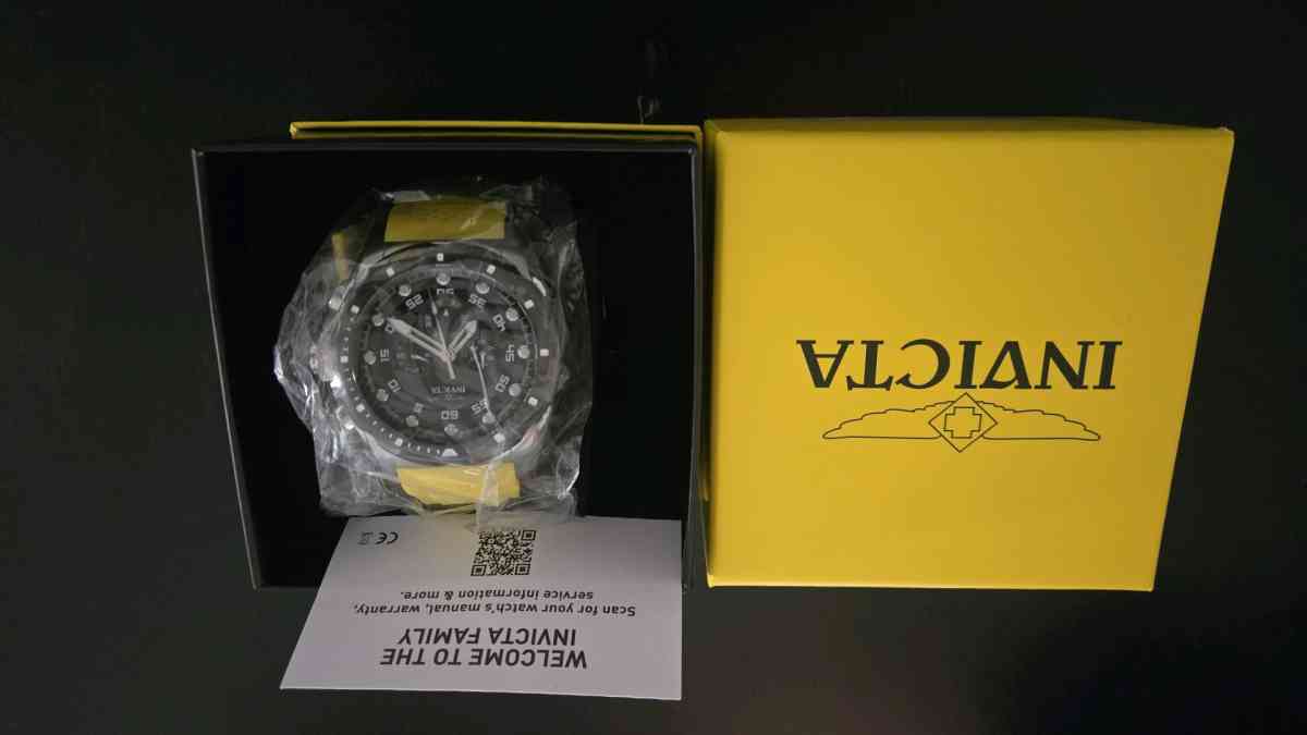 Invicta Speedway Mens Watch w Mother of Pearl Dial  50mm Yel - Los Angeles, California - FleaMarketBay