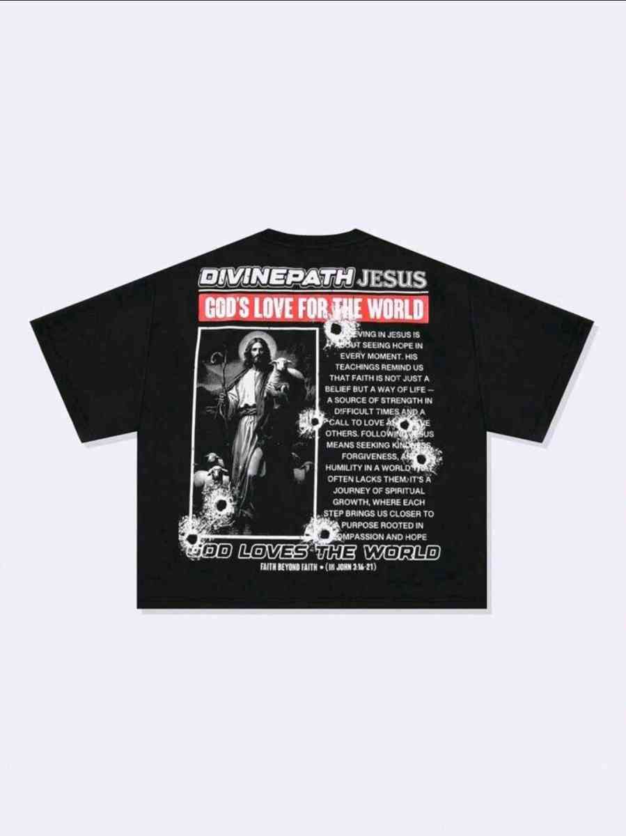 ROMWE MEN Mens Gothic Jesus Loose - Katy, Texas - FleaMarketBay