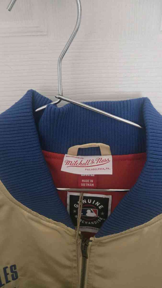 Mitchelle and Ness Dodgers jacket gold - Los Angeles, California - FleaMarketBay