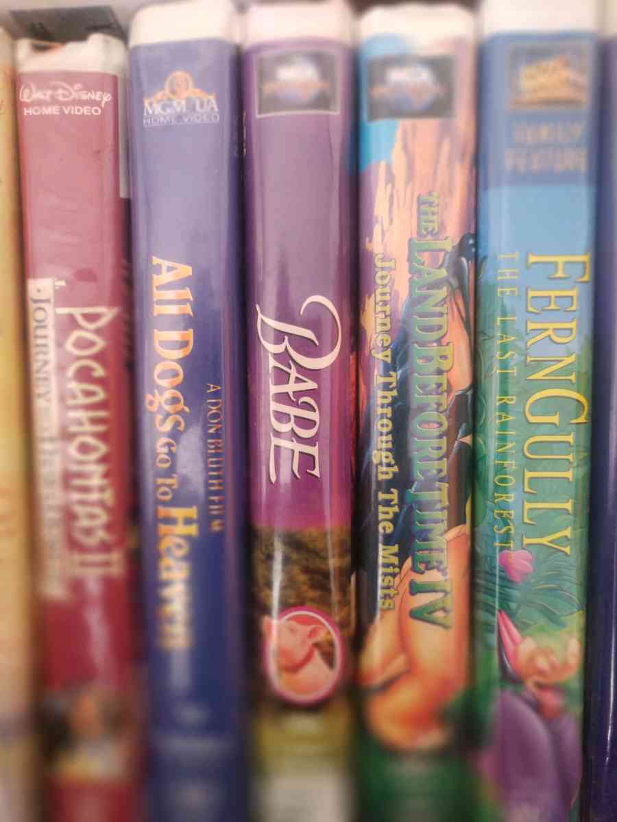 Disney Vintage VHS Tapes Bulk Media Lot of 13 Classic Kids M - Abington, Pennsylvania - FleaMarketBay