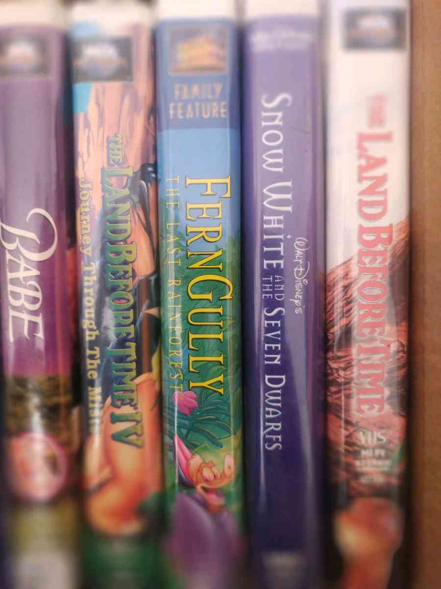 Disney Vintage VHS Tapes Bulk Media Lot of 13 Classic Kids M - Abington, Pennsylvania - FleaMarketBay