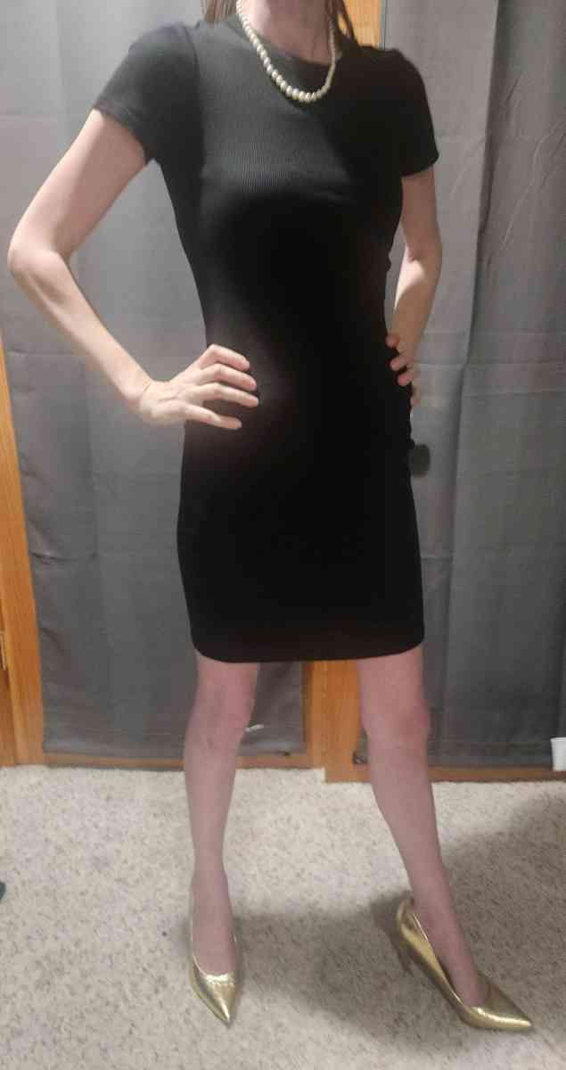 Zara elegant black bodycon dress - Wyoming, Michigan - FleaMarketBay