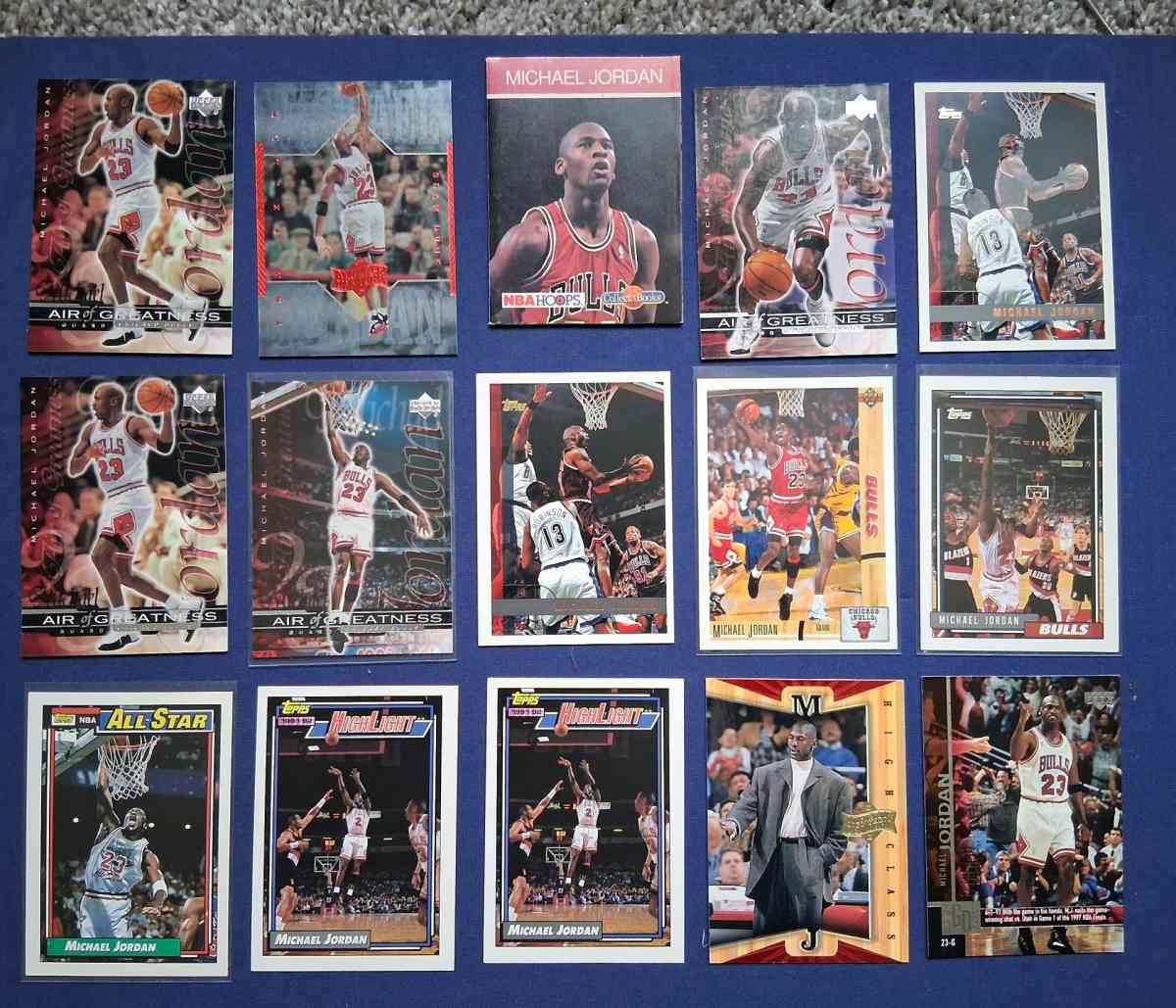 OLD SCHOOL MICHEAL JORDAN SPORTS CARDS - Clinton Township, Michigan