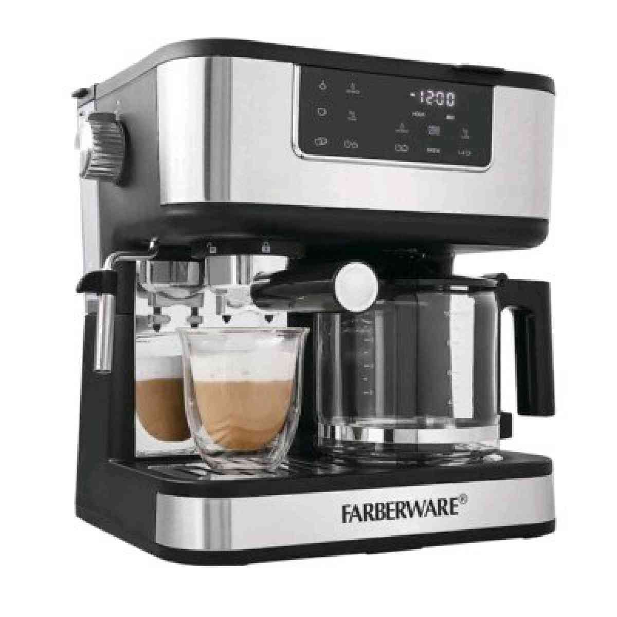 FARBERWARE DUAL BREW 10 CUP COFFEE  ESPRESSO MAKER TOUCHSCRE - Los Angeles, California - FleaMarketBay
