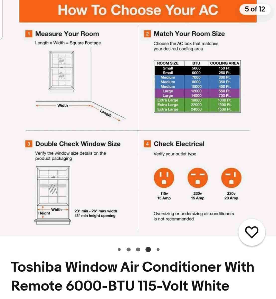 toshiba windowtype air conditioner - Tucson, Arizona - FleaMarketBay