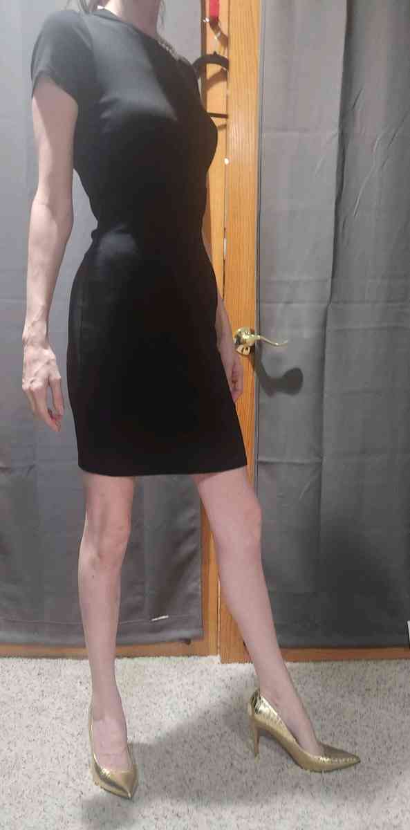 Zara elegant black bodycon dress - Wyoming, Michigan - FleaMarketBay