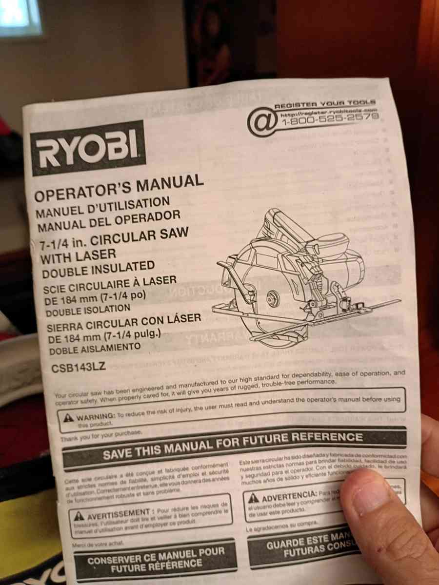 Ryobi Circular Saw - Bellevue, Kentucky - FleaMarketBay