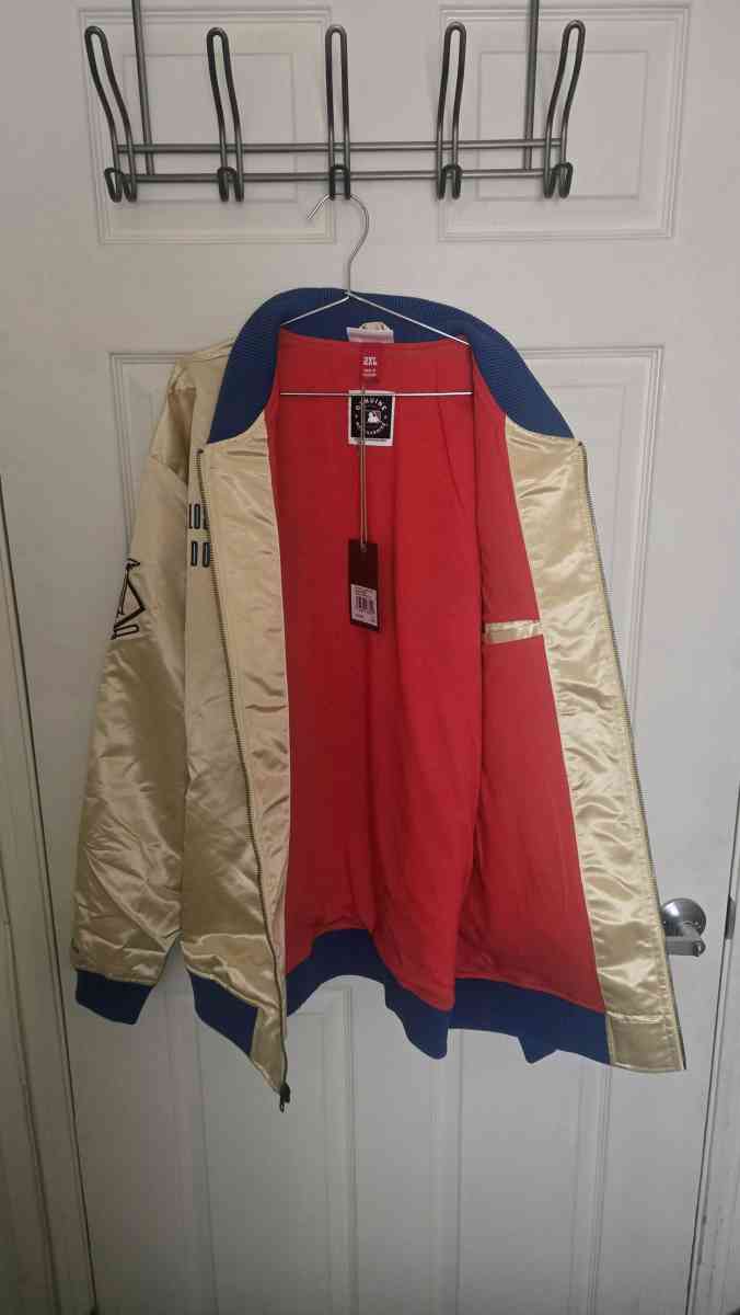 Mitchelle and Ness Dodgers jacket gold - Los Angeles, California - FleaMarketBay