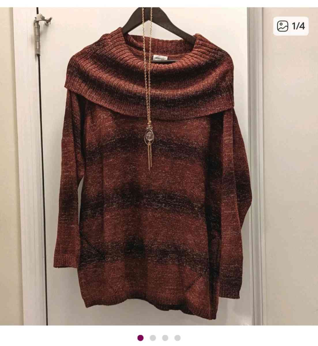 Size 20 womens dark red sweater - Los Angeles, California