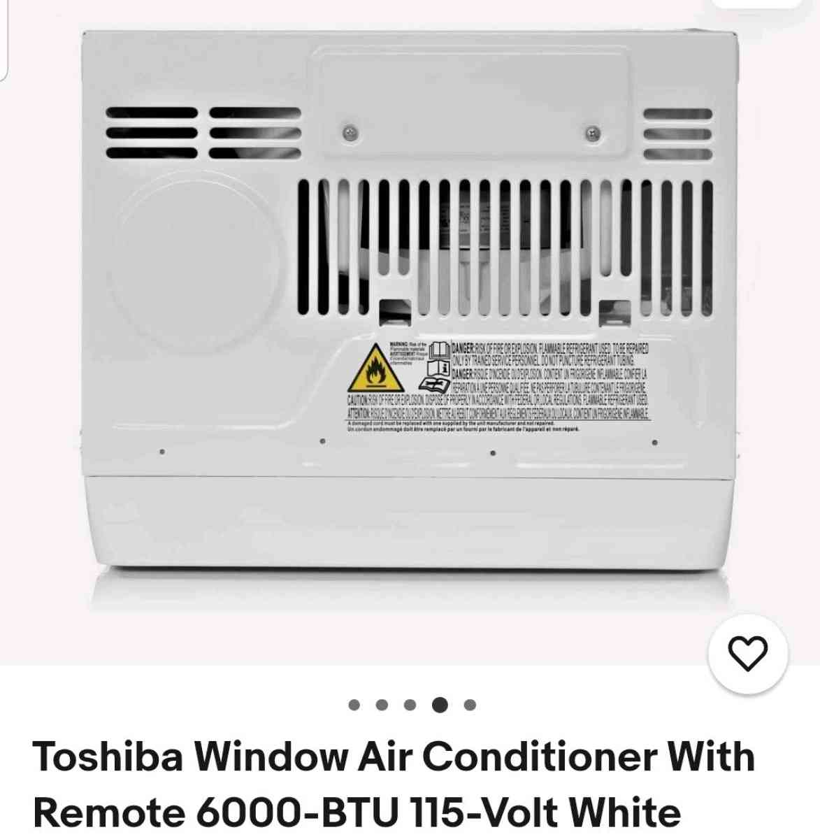 toshiba windowtype air conditioner - Tucson, Arizona - FleaMarketBay