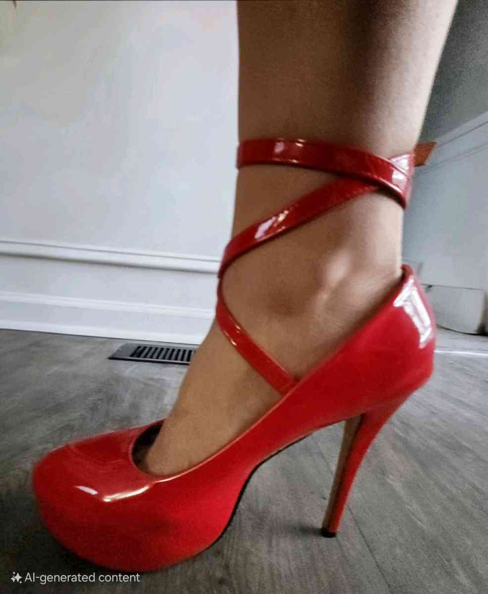 Jessica Rabbit Heels  Size 105 heels and wrap around straps - Ladson, South Carolina