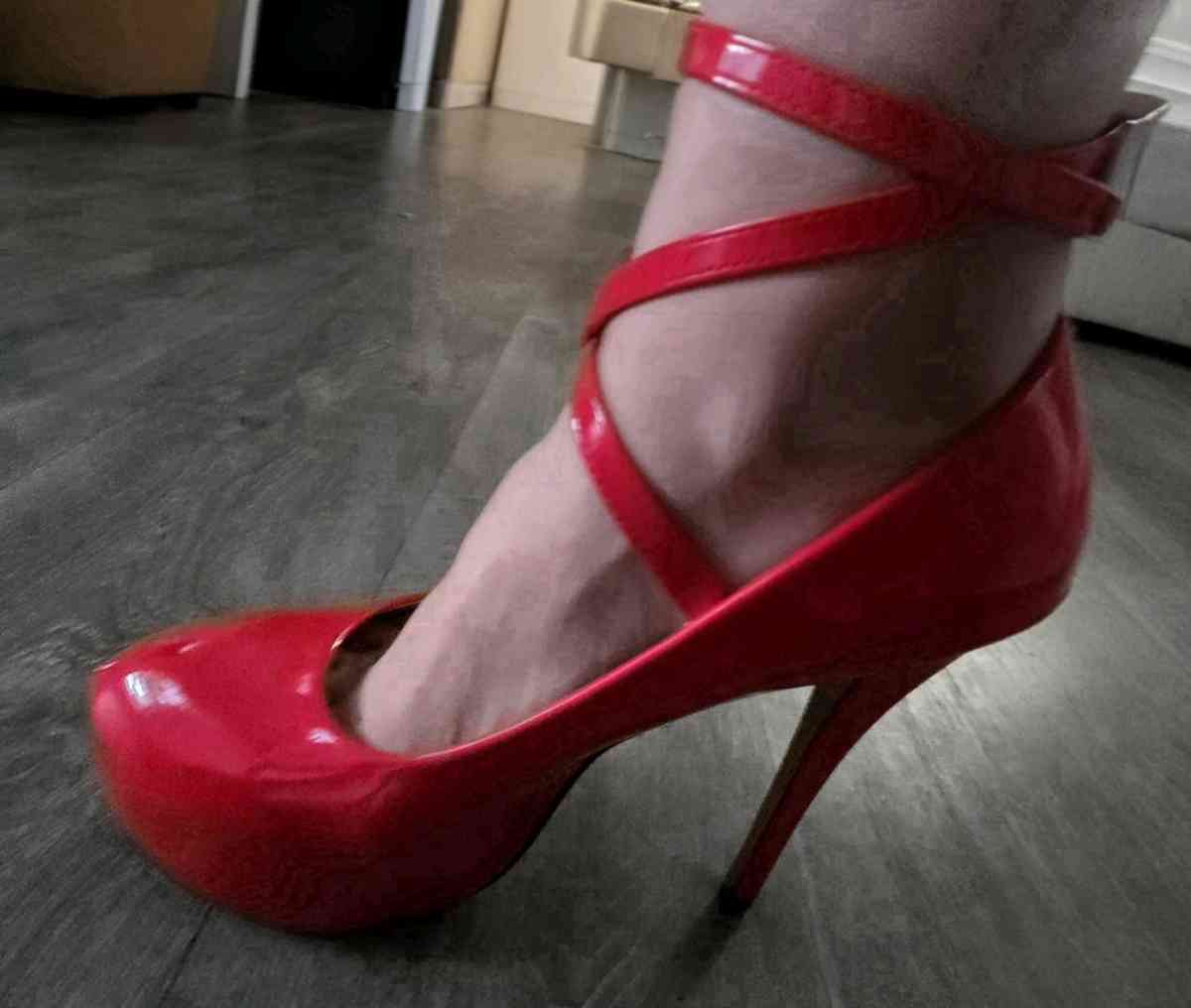 Jessica Rabbit Heels  Size 105 heels and wrap around straps - Ladson, South Carolina - FleaMarketBay