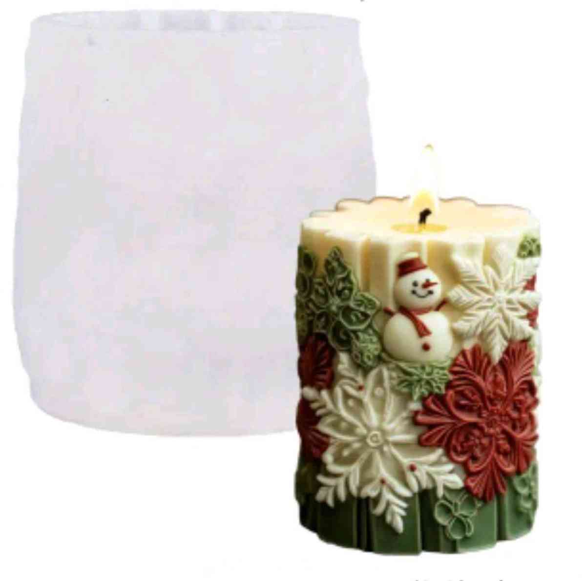 Silicone Snowman Candle Mold - Palm Bay, Florida