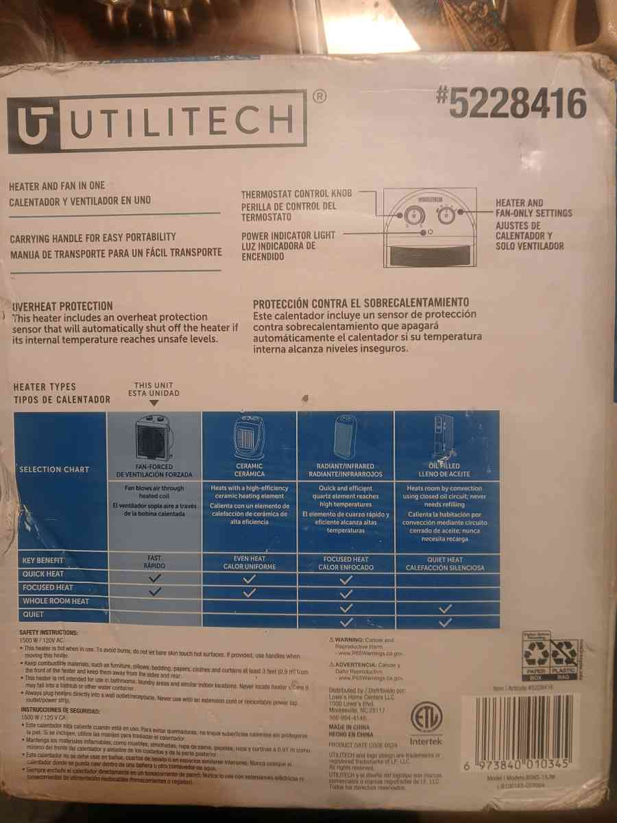 electric heater - Bakersville, North Carolina - FleaMarketBay