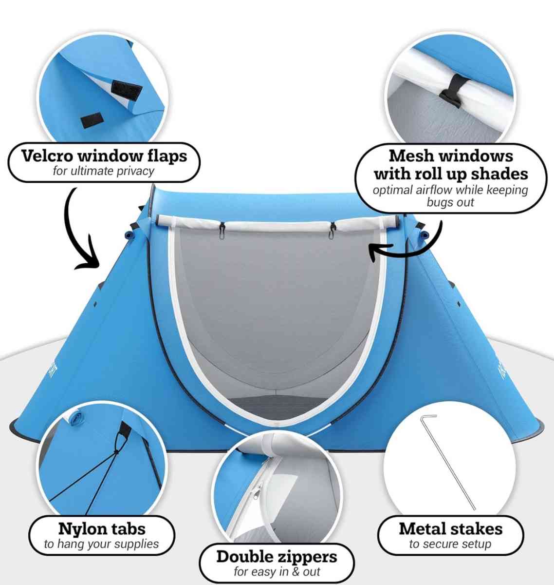 Abco Tech Pop Up Tent  Portable Tent for Camping - Tempe, Arizona - FleaMarketBay