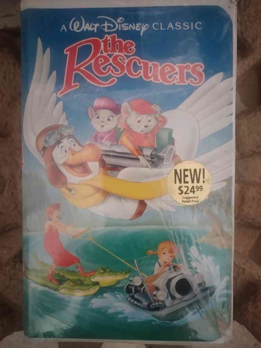 The Rescuers VHS Tape Black Diamond Edition A Walt Disney Cl - Abington, Pennsylvania