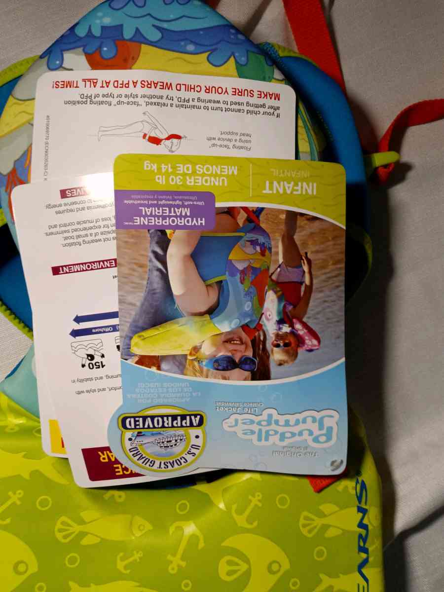 4 brand new Puddle jumpers life infant jumpsuit - Wadsworth, Ohio - FleaMarketBay