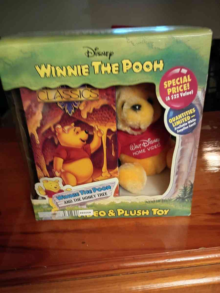 Winnie The Pooh Video And Plush Toy Never Opened - Bellevue, Kentucky