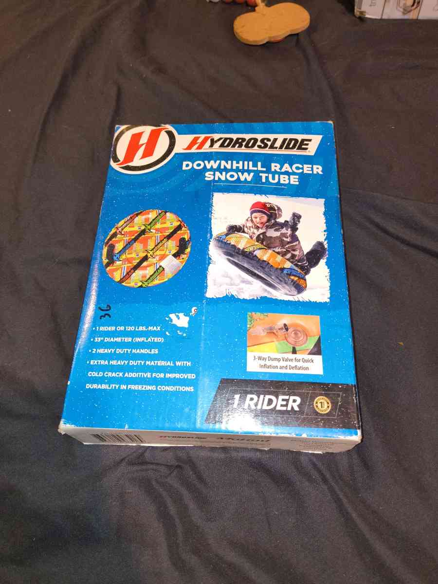 hydro slide snow tube
