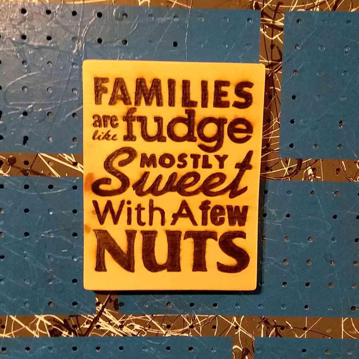 Funny sign wall decor pyrography - Bucksport, Maine