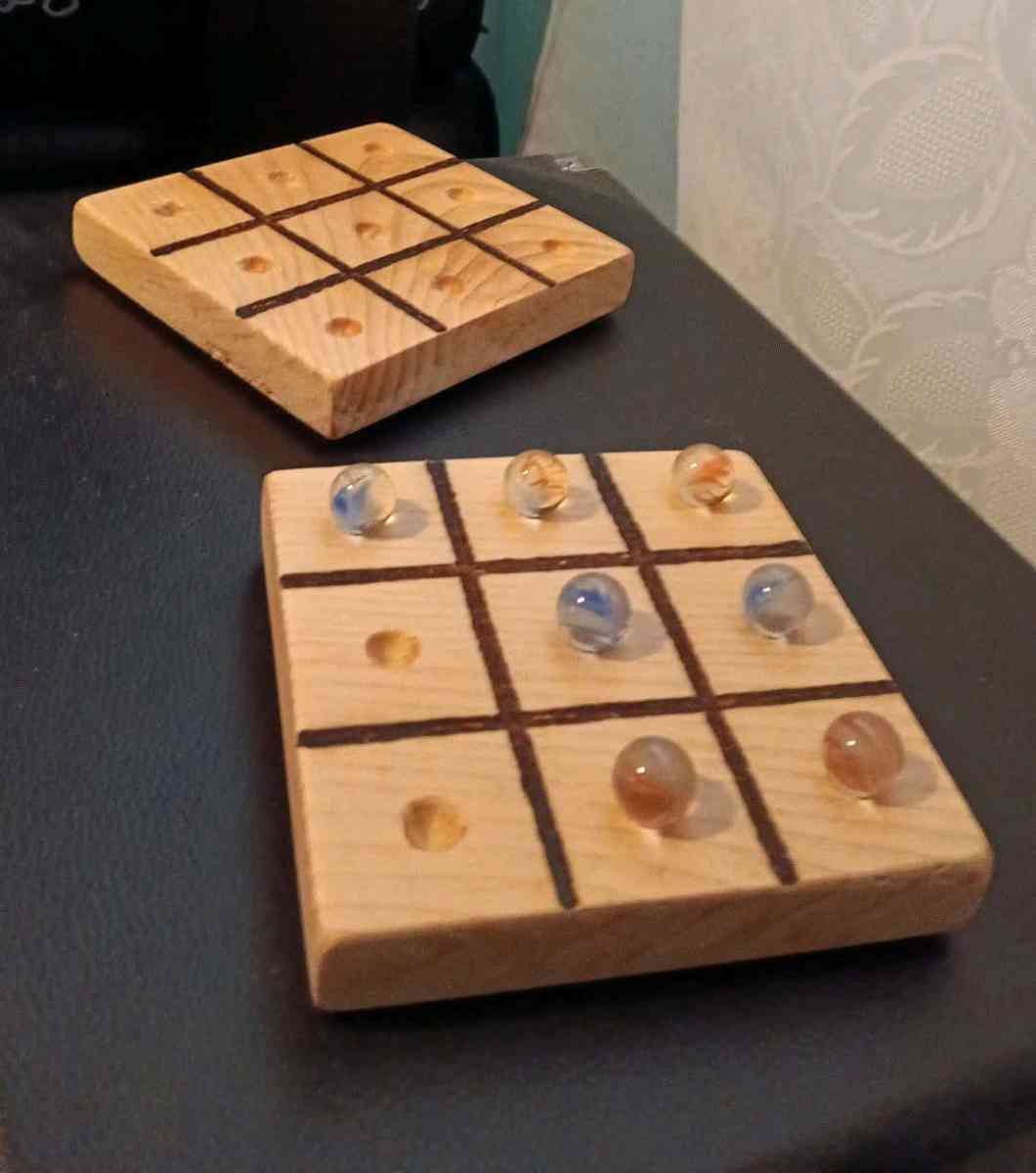 10X Marbles and Tic Tac Toe Game Board - Bucksport, Maine
