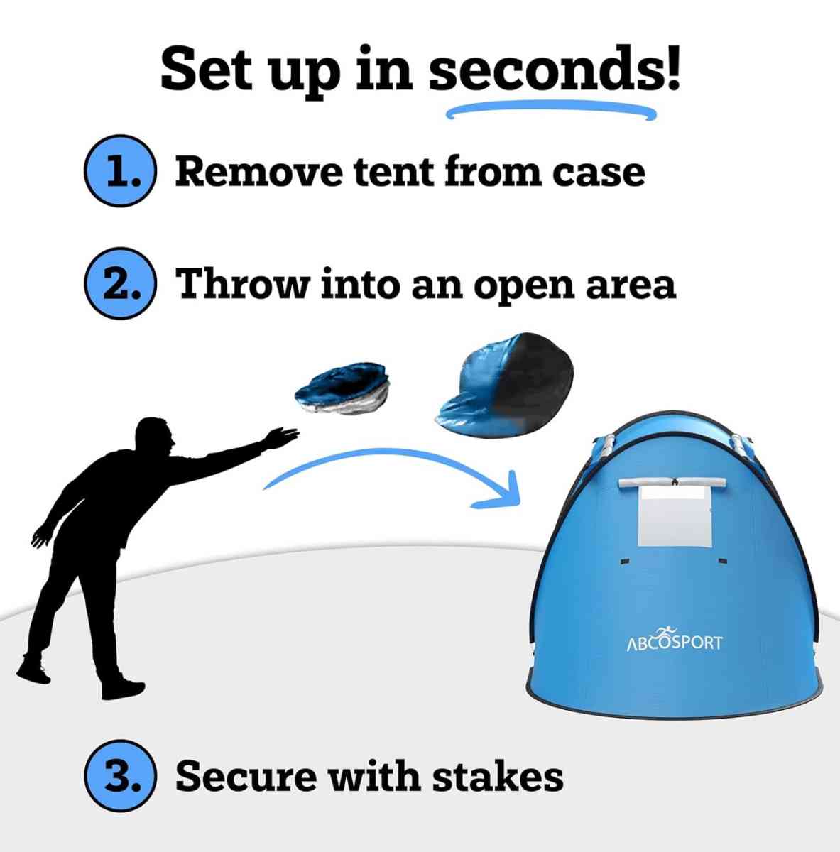 Abco Tech Pop Up Tent  Portable Tent for Camping - Tempe, Arizona - FleaMarketBay