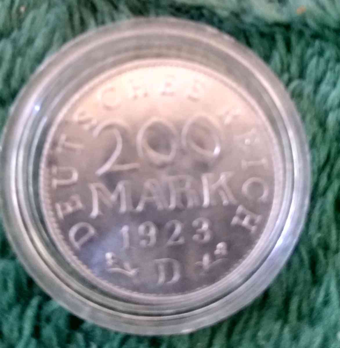 1923 GERMAN 200 MARKS - Danville, New Hampshire - FleaMarketBay