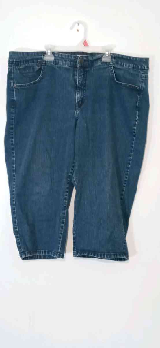 Womens Plus Size Denim Capris Just My Size 24 - Dane, Wisconsin
