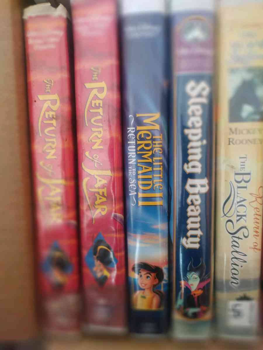 Disney Vintage VHS Tapes Bulk Media Lot of 13 Classic Kids M - Abington, Pennsylvania - FleaMarketBay